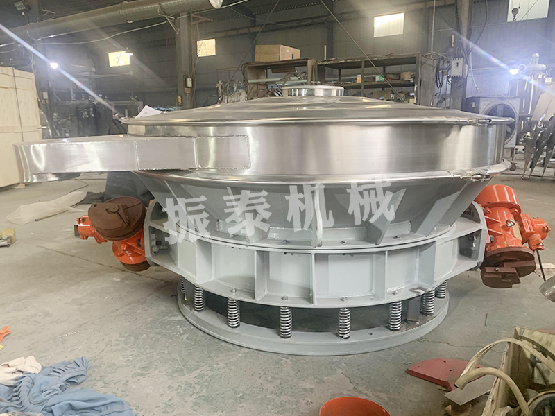 山東1800型重型直排篩生產已發出，請廖經理注意查收！