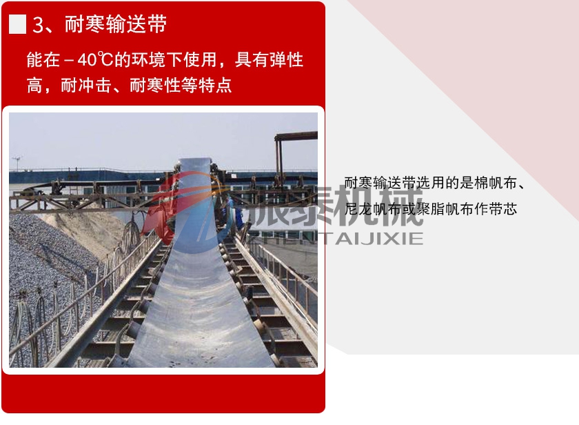 耐寒皮帶輸送機