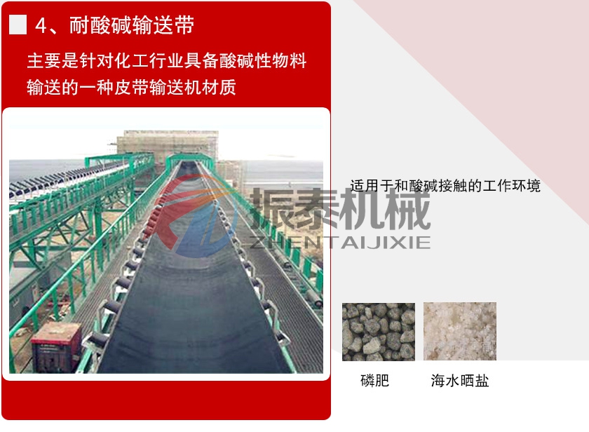 耐酸堿皮帶輸送機